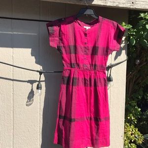 Burberry plaid dress